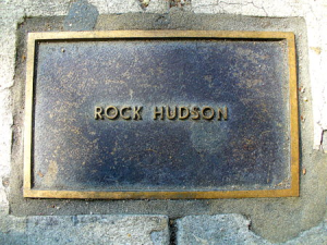 Rock Hudson Plaque