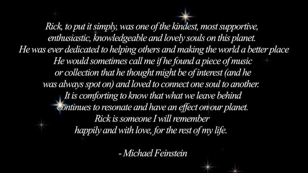 rick starr michael feinstein quotation