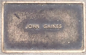 Gaines, John